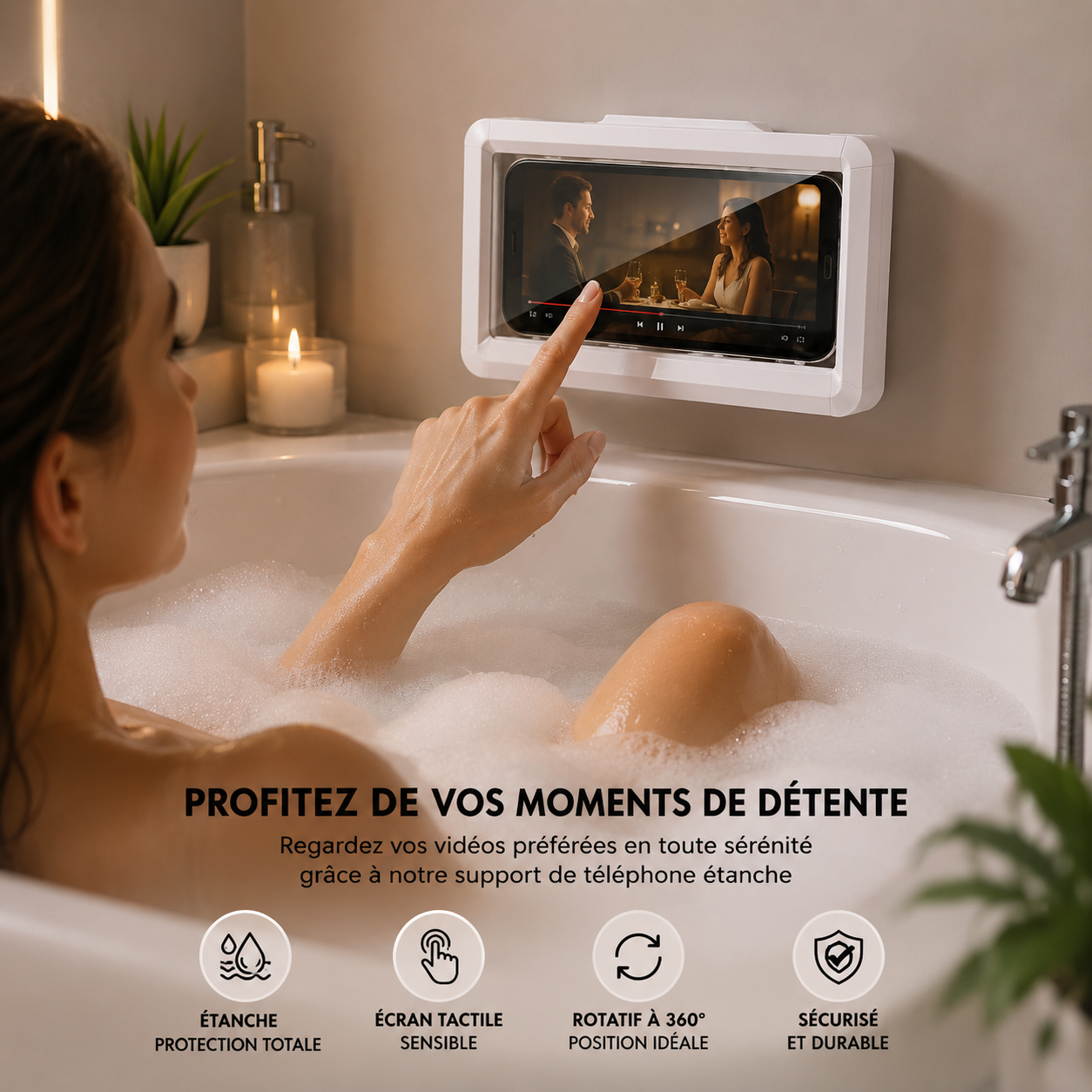 support de telephone impermeable: waterproof