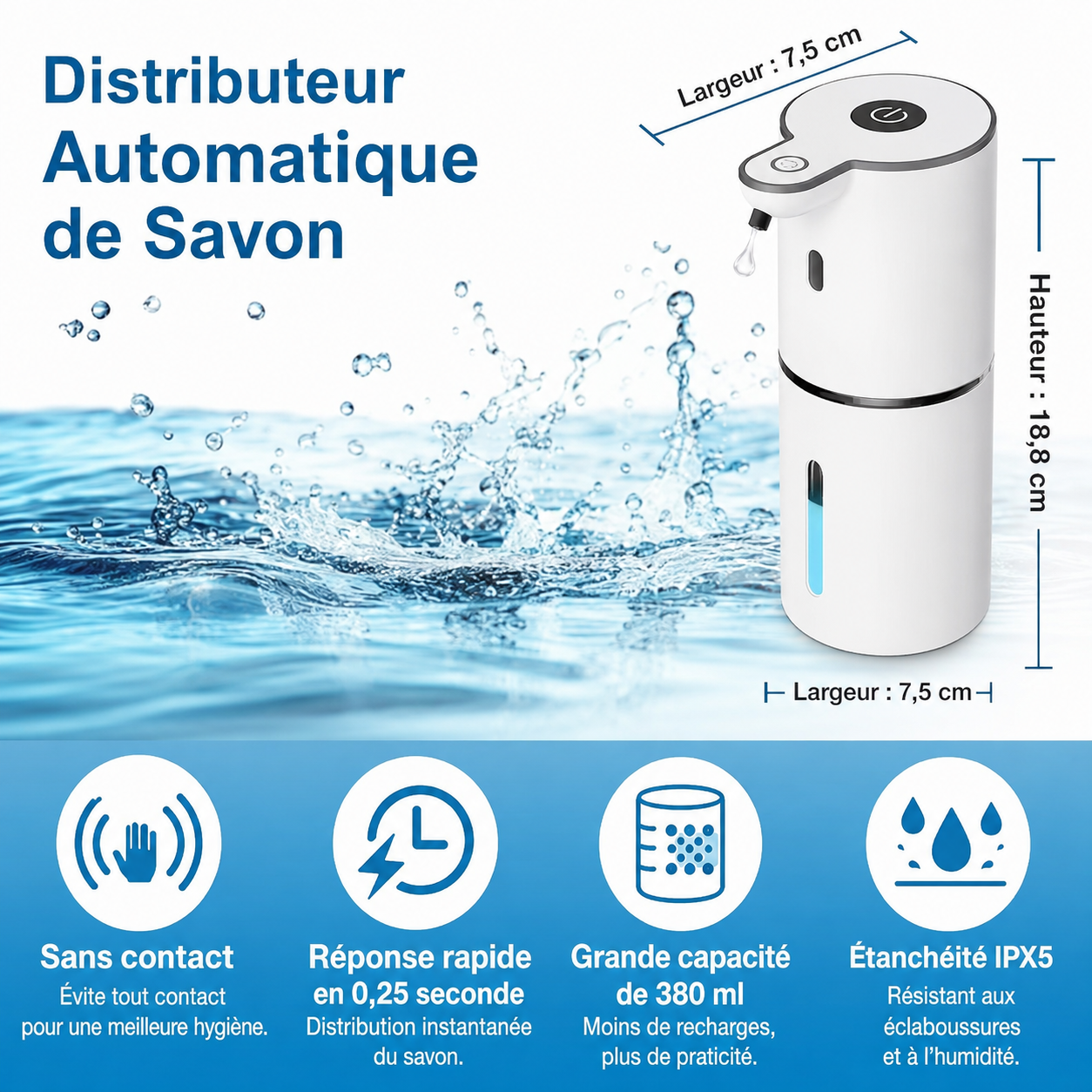Distributeur automatique de savon